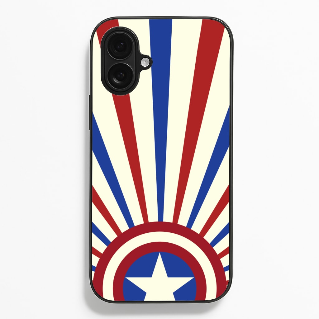 Shield And Stripes - Marvel Phone Case for iPhone 16 Plus