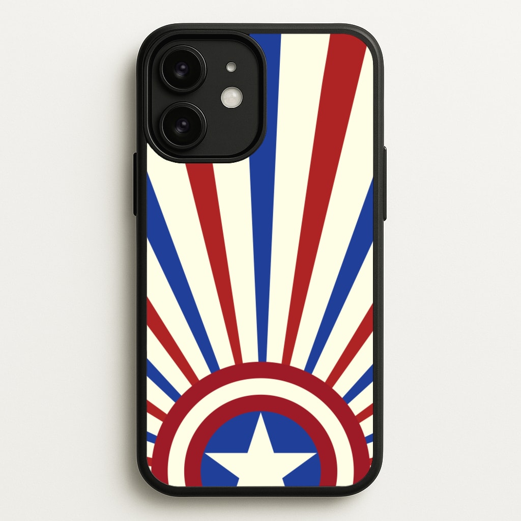 Shield And Stripes - Marvel Phone Case for iPhone 11
