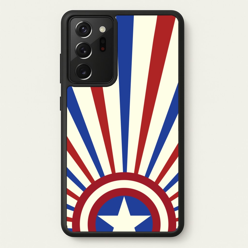 Shield And Stripes - Marvel Phone Case for Galaxy Note 20 Ultra