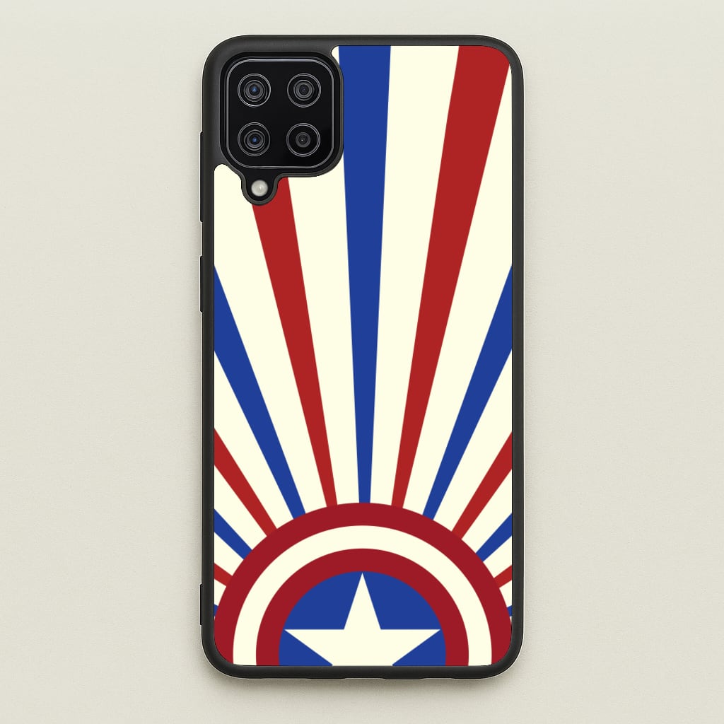 Shield And Stripes - Marvel Phone Case for Galaxy A12