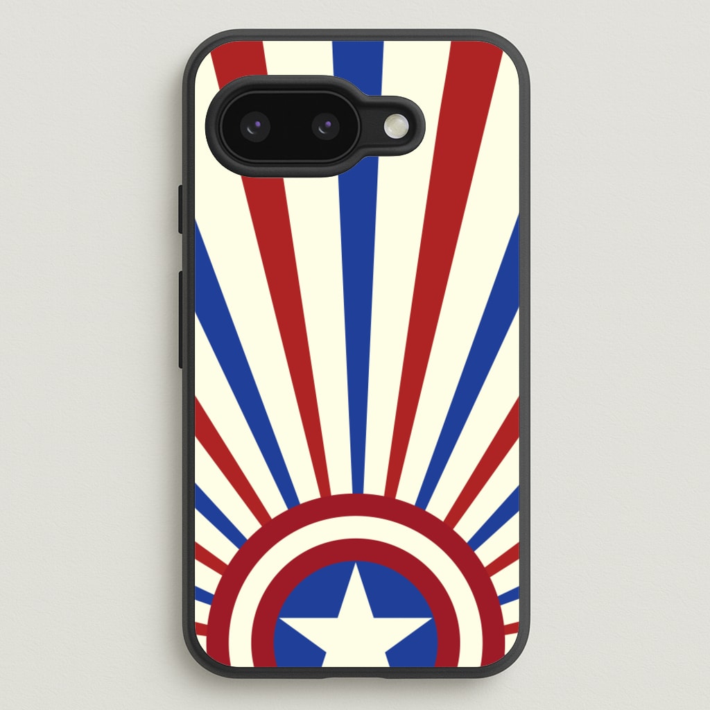 Shield And Stripes - Marvel Phone Case for Google Pixel 9a