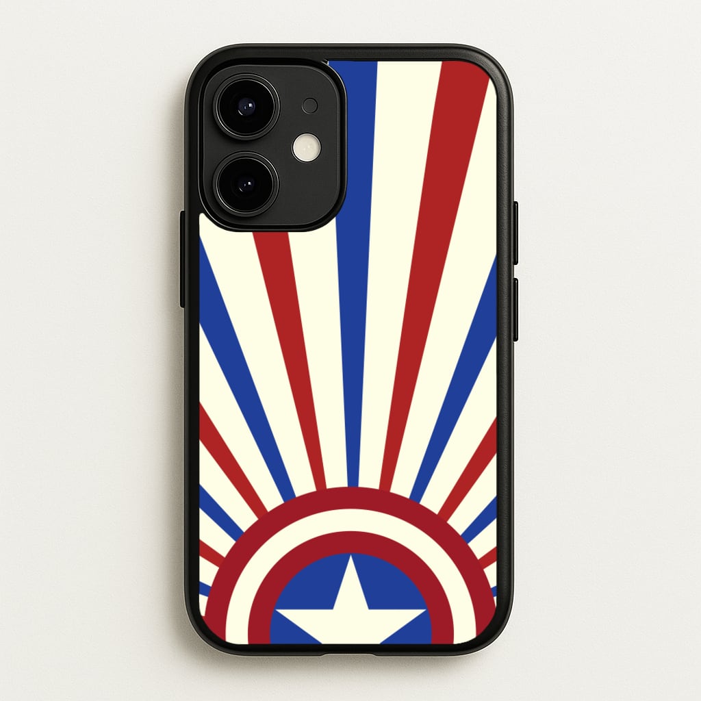 Shield And Stripes - Marvel Phone Case for iPhone 12 / 12 Pro