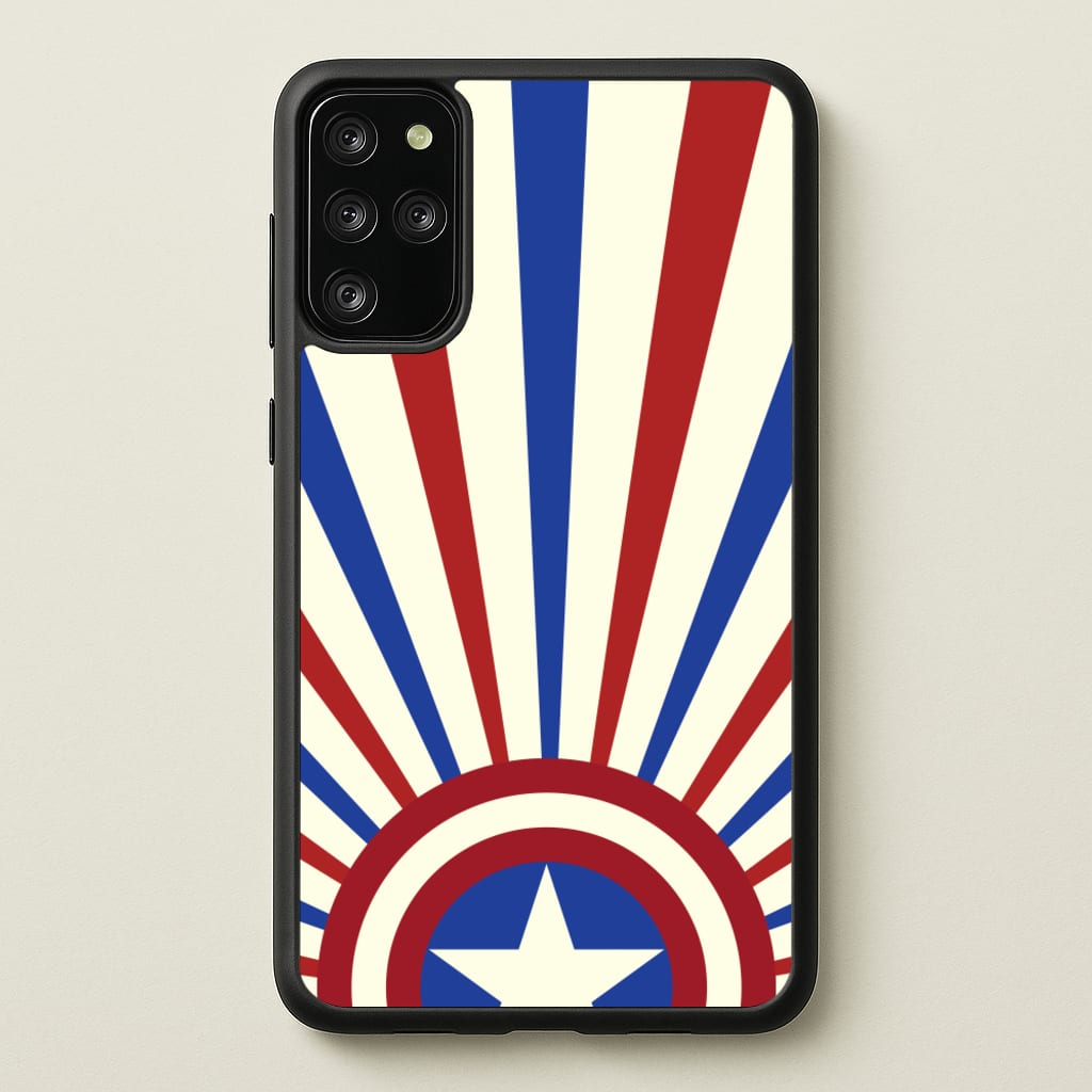 Shield And Stripes - Marvel Phone Case for Galaxy S20 Plus