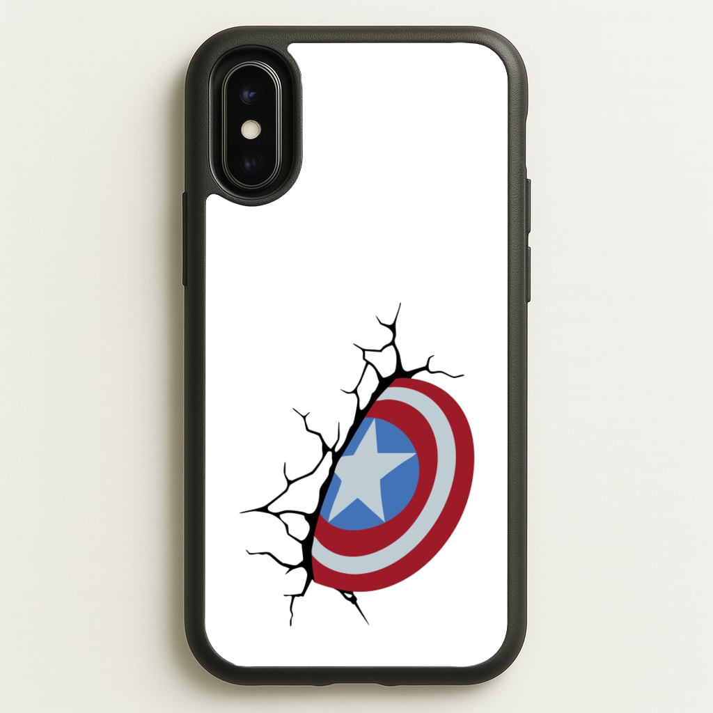 Shield Break - Marvel Phone Case for iPhone X / XS