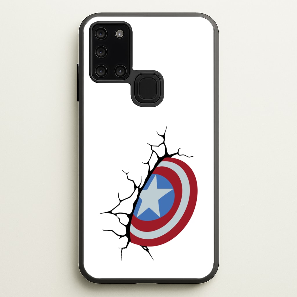 Shield Break - Marvel Phone Case for Galaxy A21s