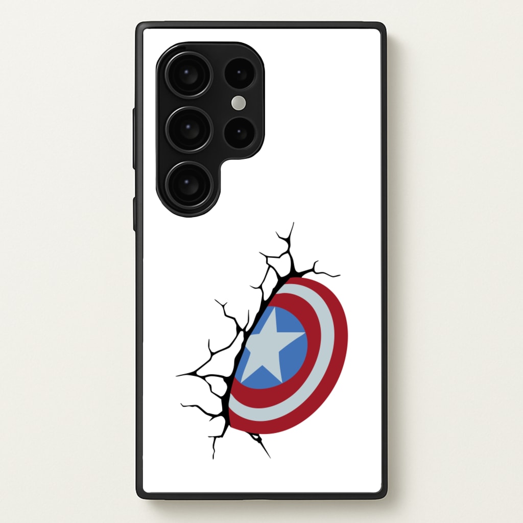 Shield Break - Marvel Phone Case for Galaxy S24 Ultra