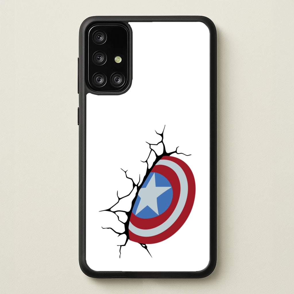 Shield Break - Marvel Phone Case for Galaxy A71