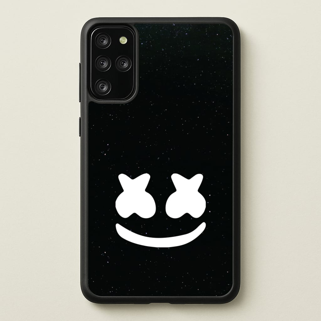 Black And White Helmet In Space - Marshmello Phone Case for Galaxy S20 Plus