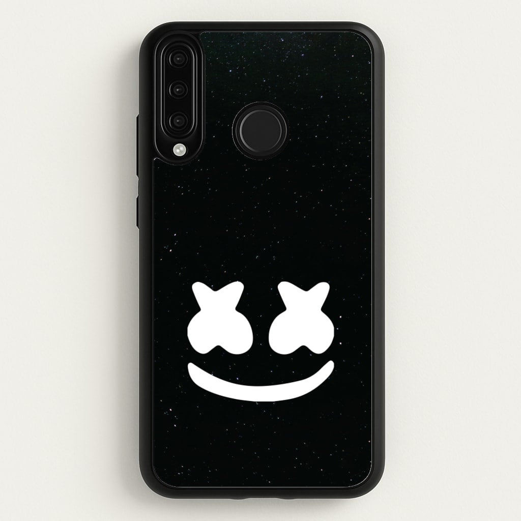 Black And White Helmet In Space - Marshmello Phone Case for Huawei P30 Lite