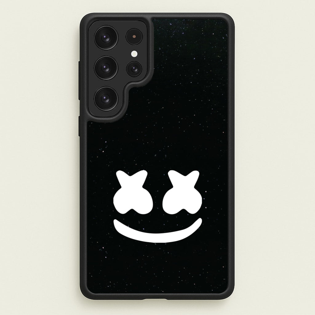Black And White Helmet In Space - Marshmello Phone Case for Galaxy S22 Ultra