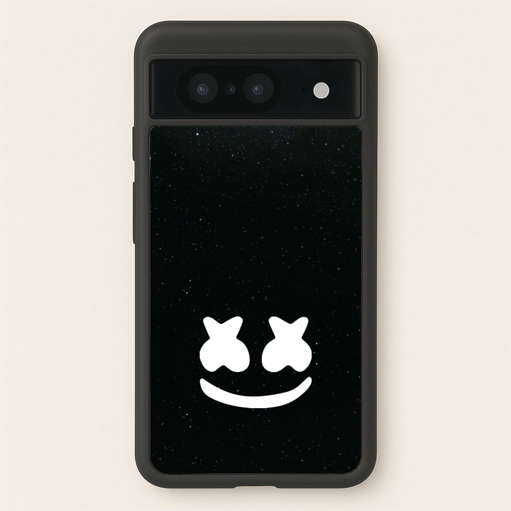 Black And White Helmet In Space - Marshmello Phone Case for Google Pixel 8