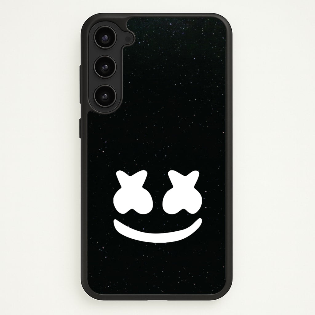 Black And White Helmet In Space - Marshmello Phone Case for Galaxy S23 Plus