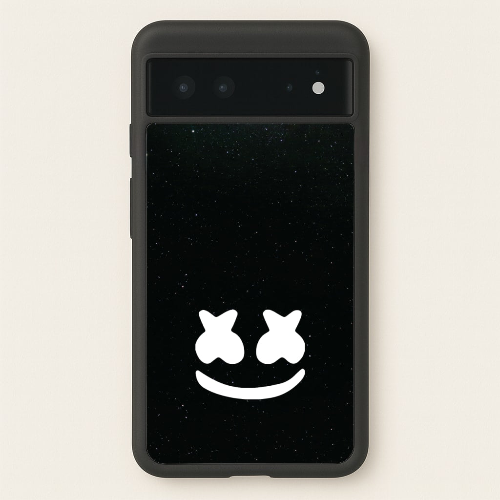 Black And White Helmet In Space - Marshmello Phone Case for Google Pixel 6