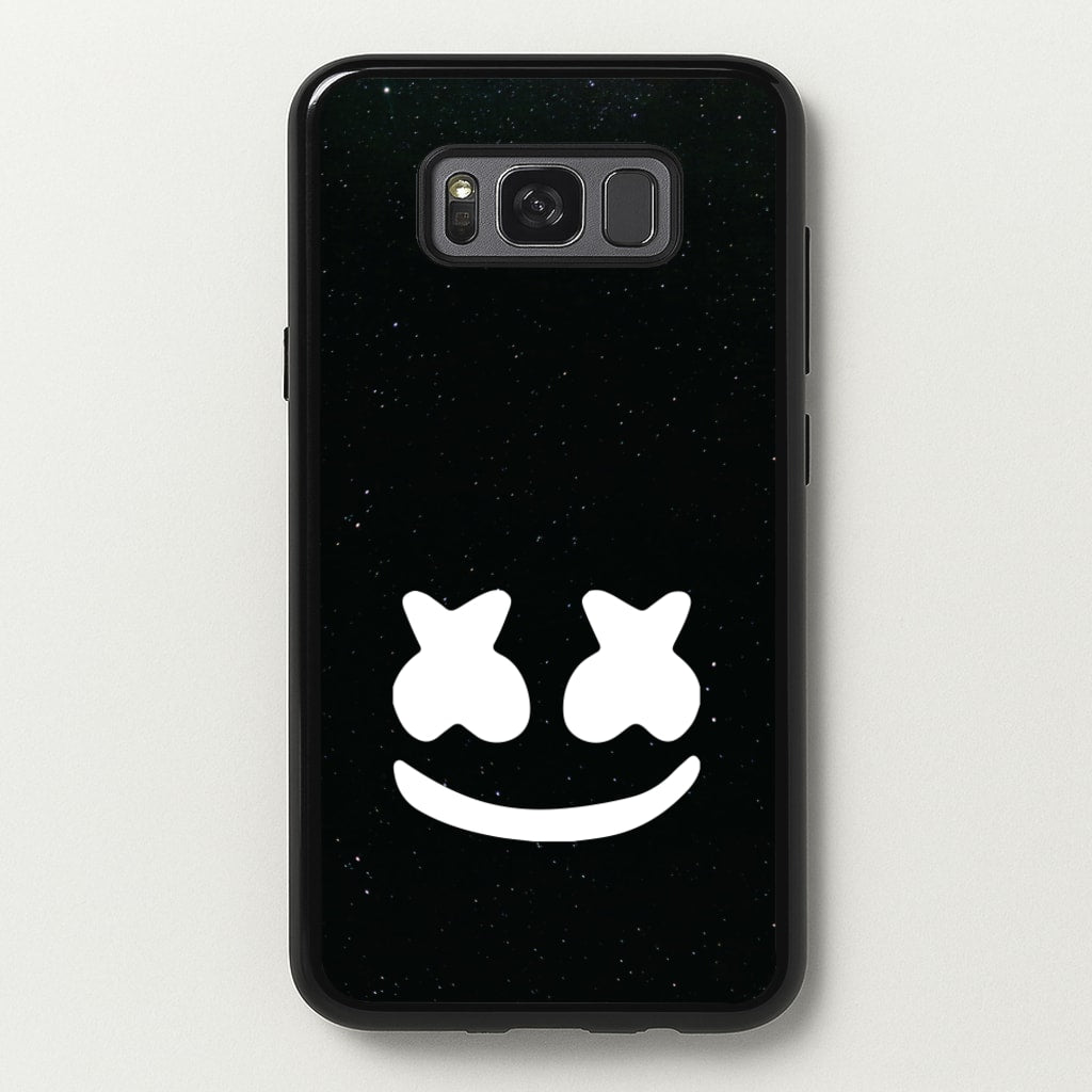 Black And White Helmet In Space - Marshmello Phone Case for Galaxy S8 Plus