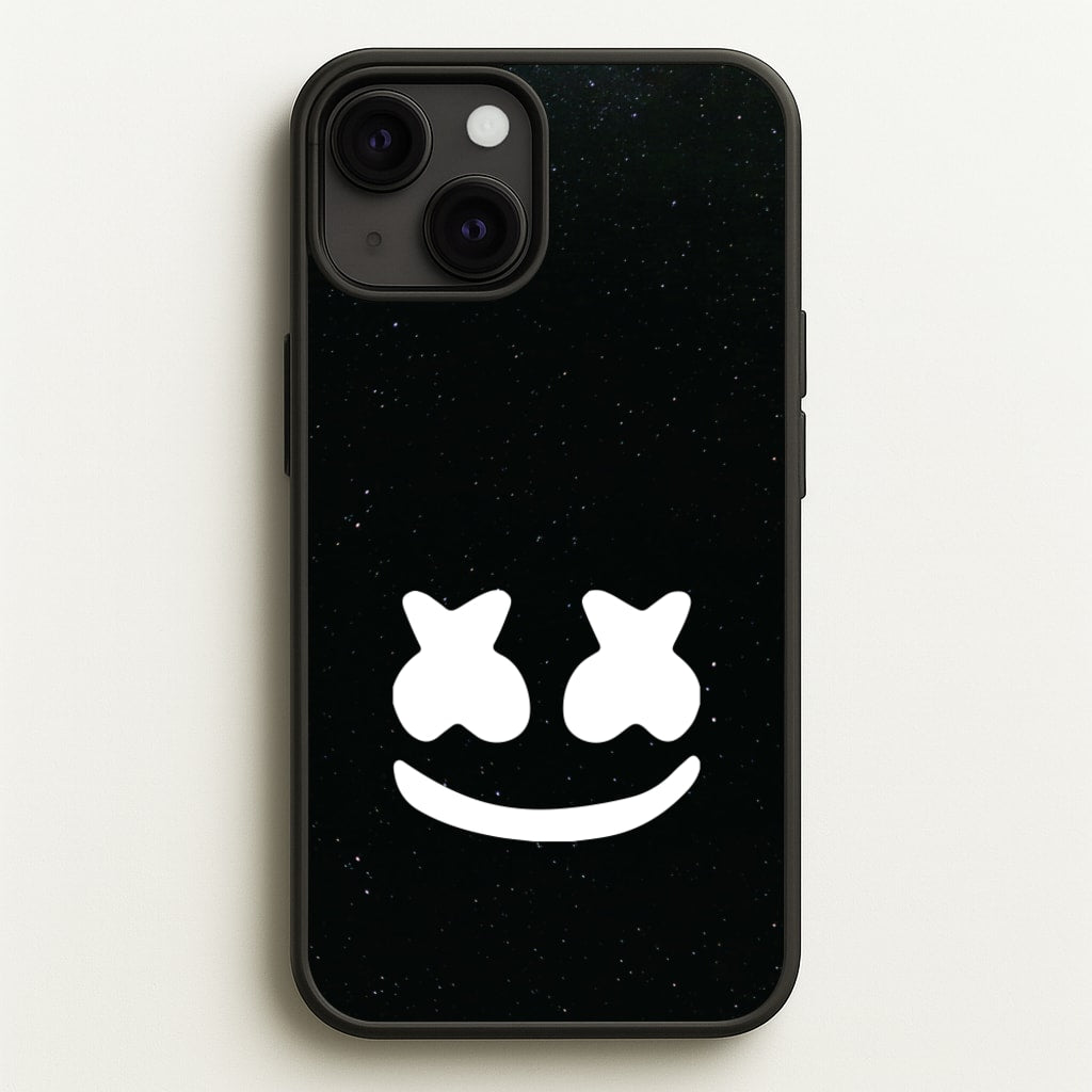Black And White Helmet In Space - Marshmello Phone Case for iPhone 13 Mini