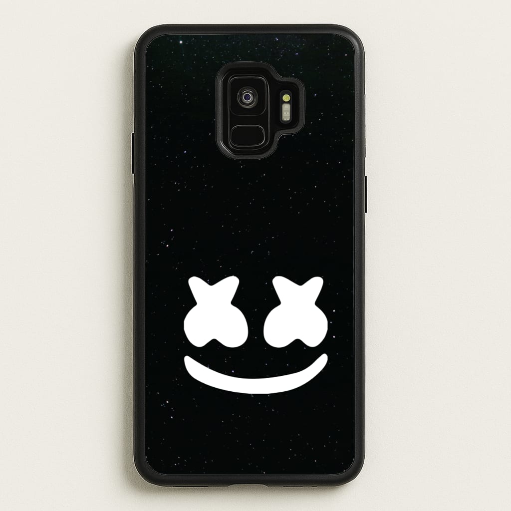 Black And White Helmet In Space - Marshmello Phone Case for Galaxy S9