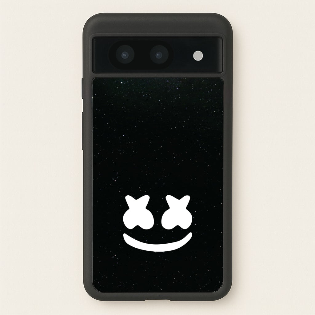 Black And White Helmet In Space - Marshmello Phone Case for Google Pixel 8a
