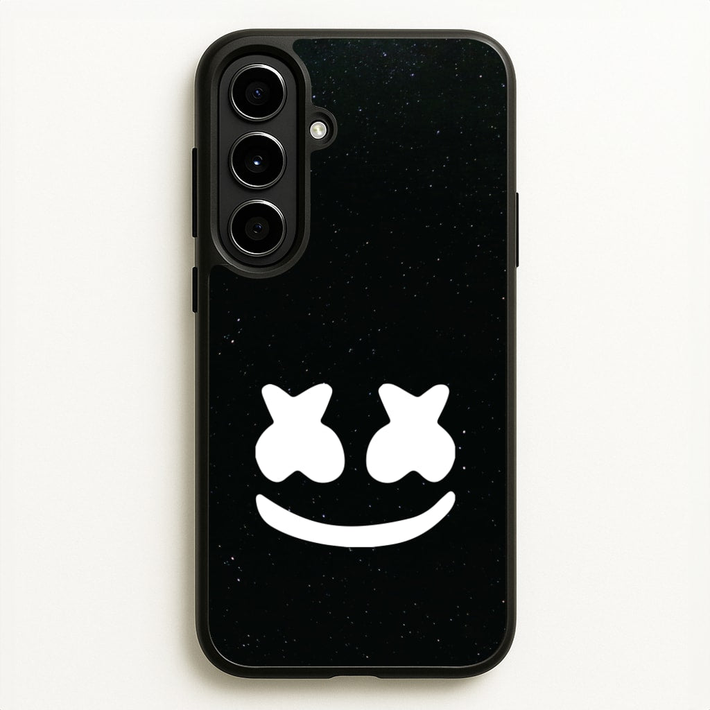 Black And White Helmet In Space - Marshmello Phone Case for Galaxy A56