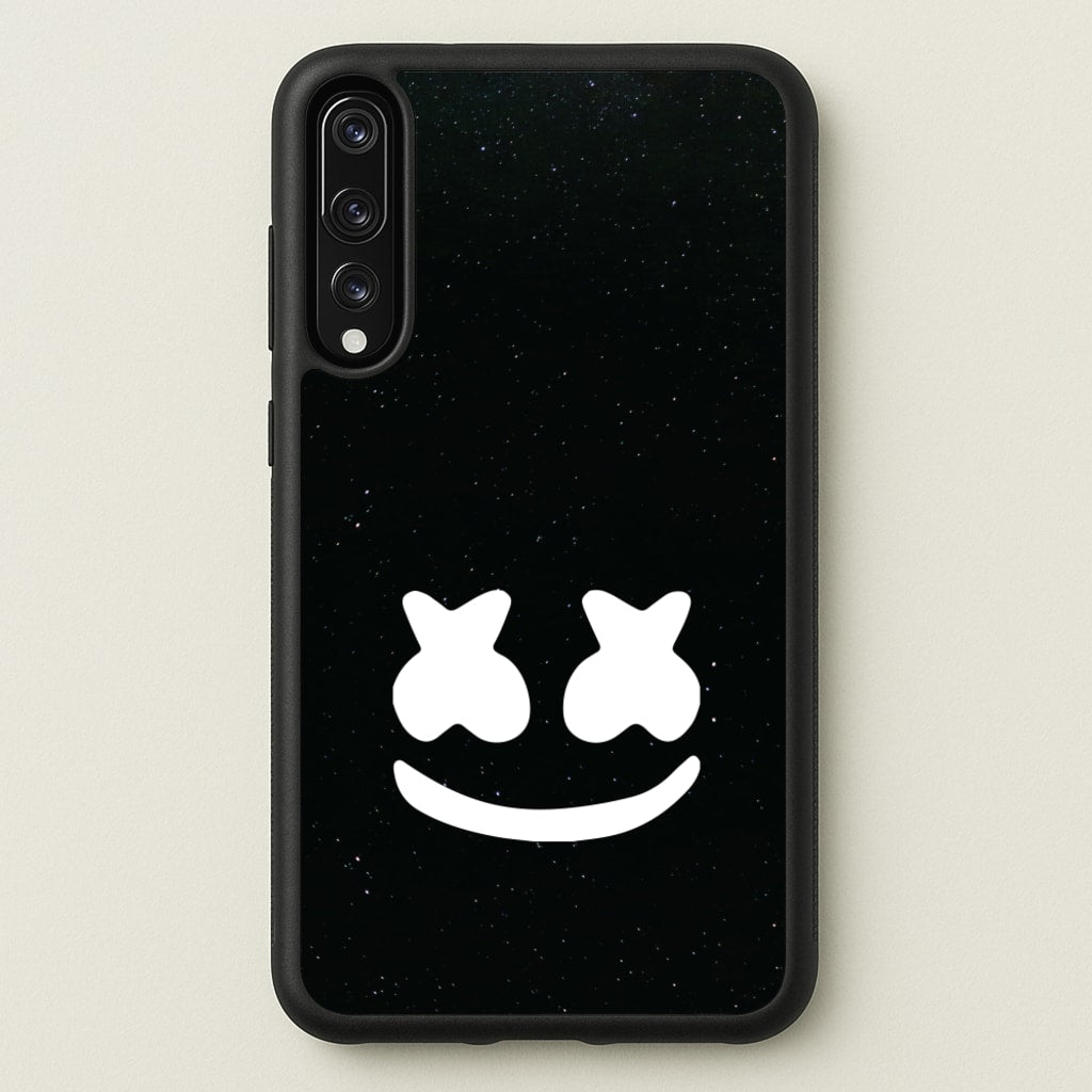 Black And White Helmet In Space - Marshmello Phone Case for Huawei P20 Pro
