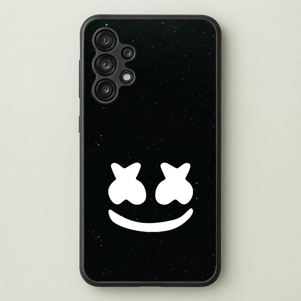 Black And White Helmet In Space - Marshmello Phone Case for Galaxy A13