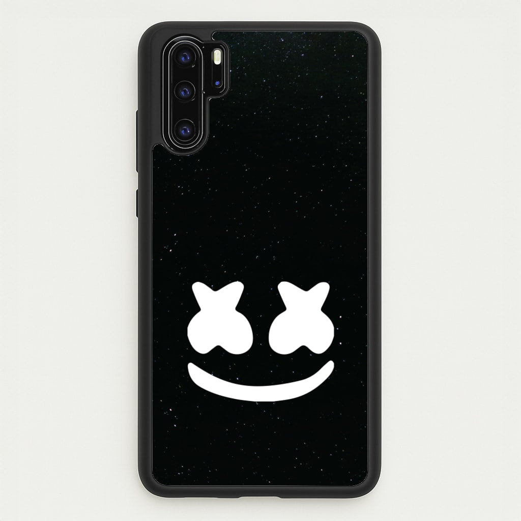Black And White Helmet In Space - Marshmello Phone Case for Huawei P30 Pro