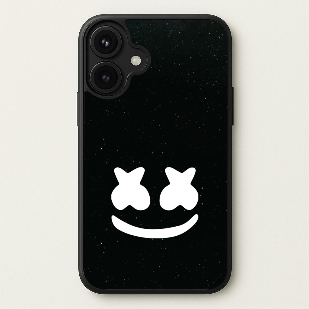 Black And White Helmet In Space Phone Case for iPhone 17