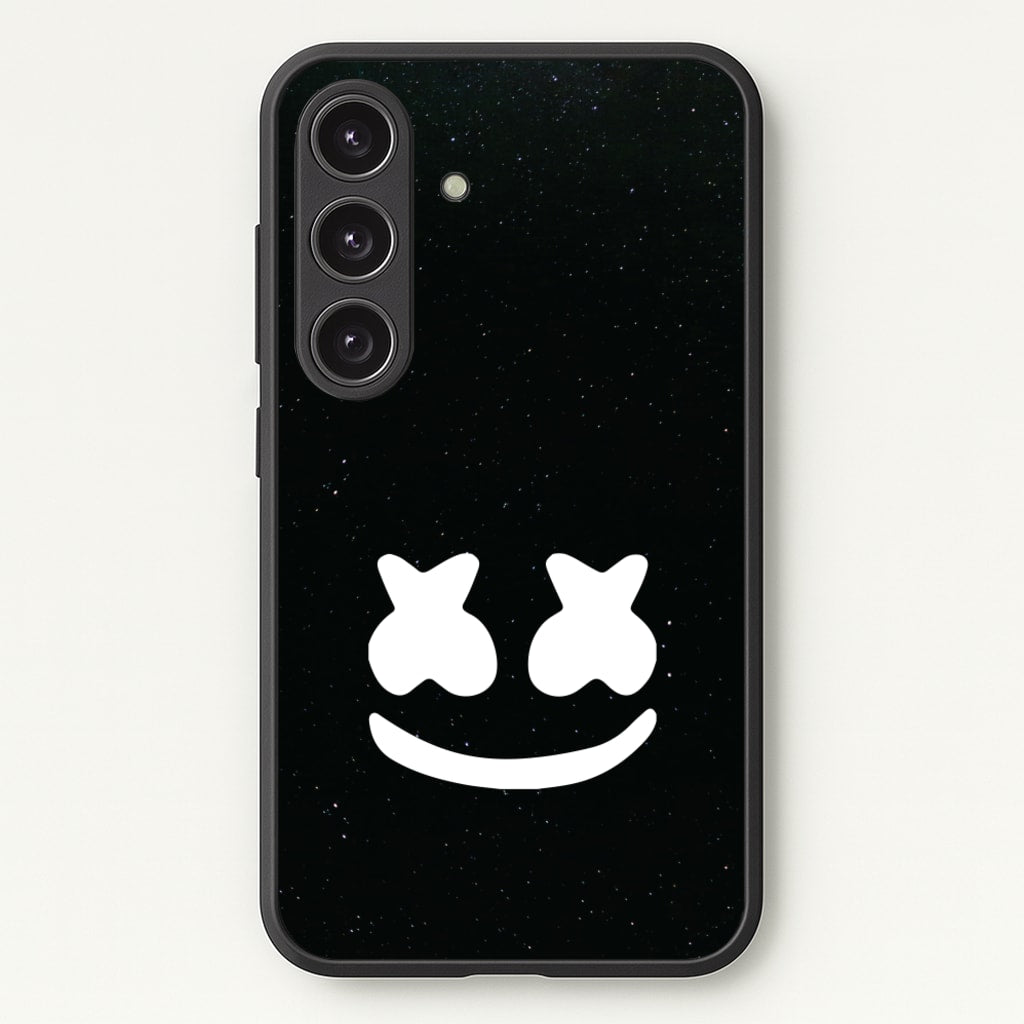 Black And White Helmet In Space - Marshmello Phone Case for Galaxy S24