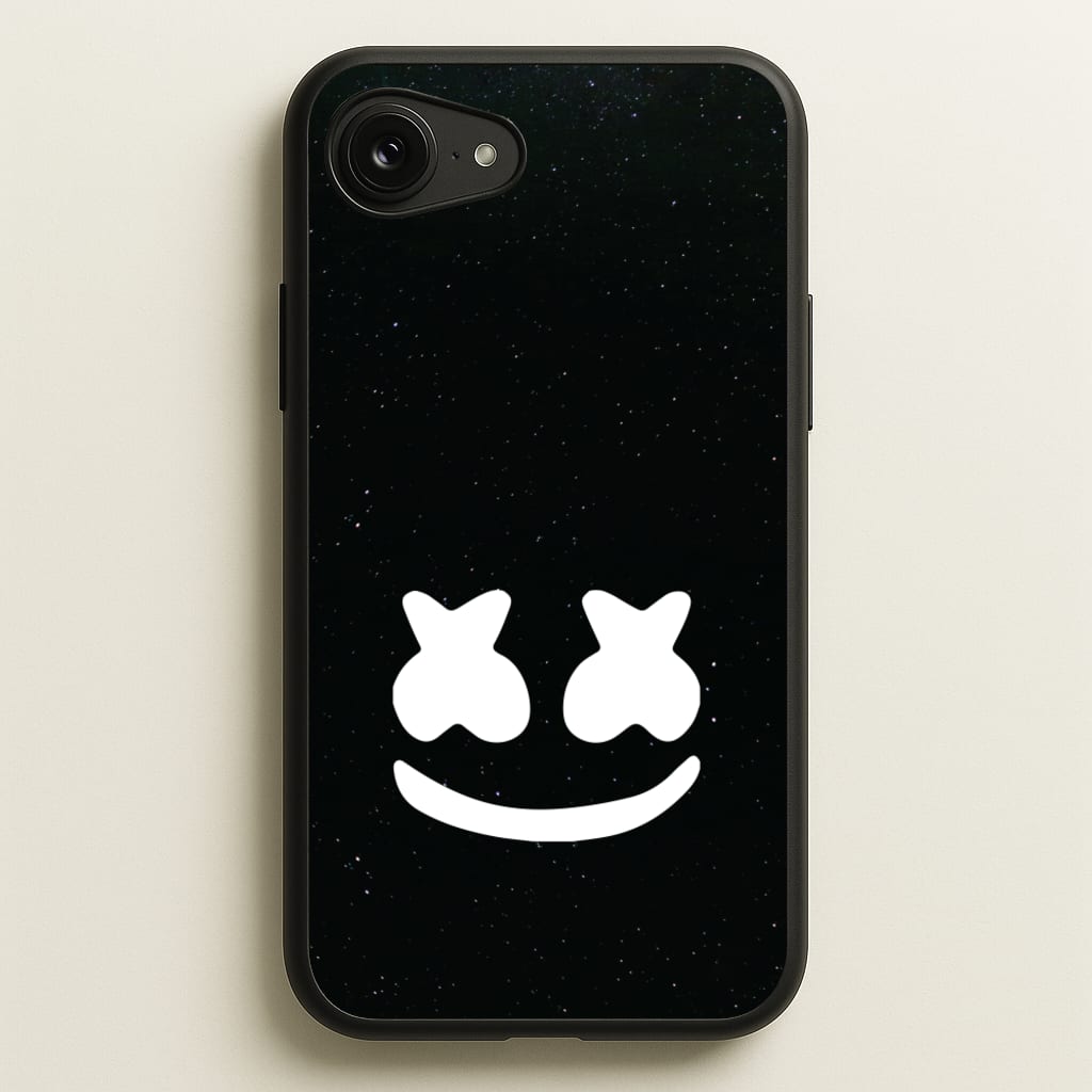 Black And White Helmet In Space - Marshmello Phone Case for iPhone 16e