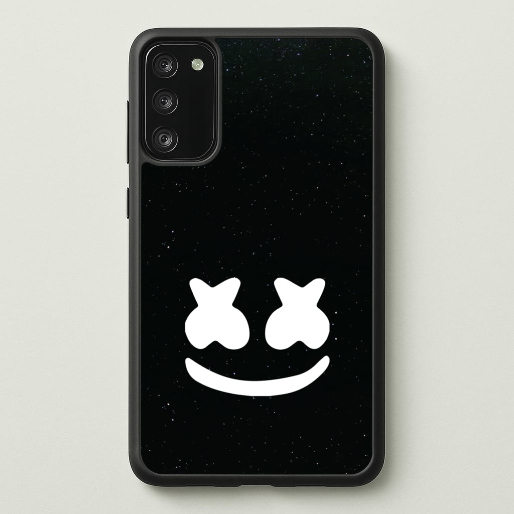 Black And White Helmet In Space - Marshmello Phone Case for Galaxy S20