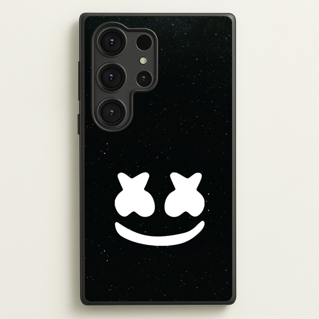 Black And White Helmet In Space - Marshmello Phone Case for Galaxy S25 Ultra
