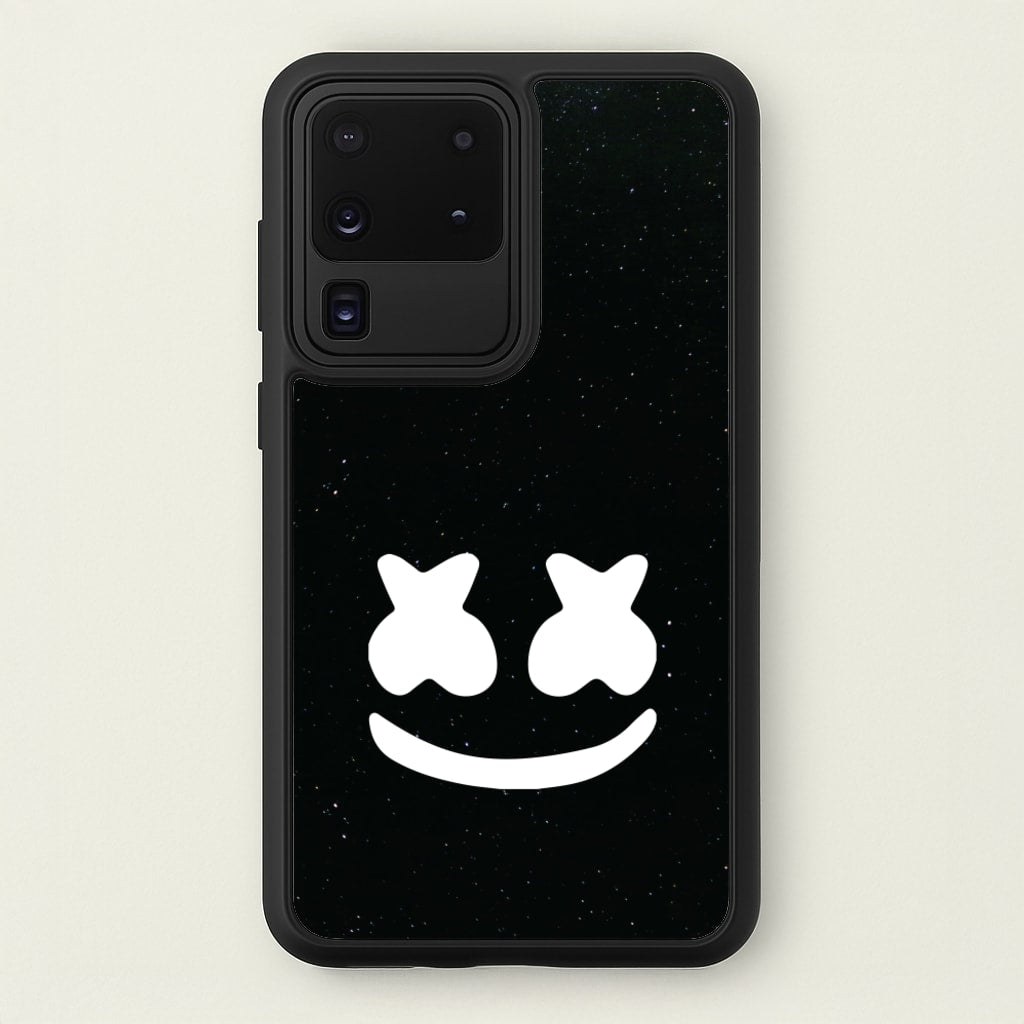 Black And White Helmet In Space - Marshmello Phone Case for Galaxy S20 Ultra
