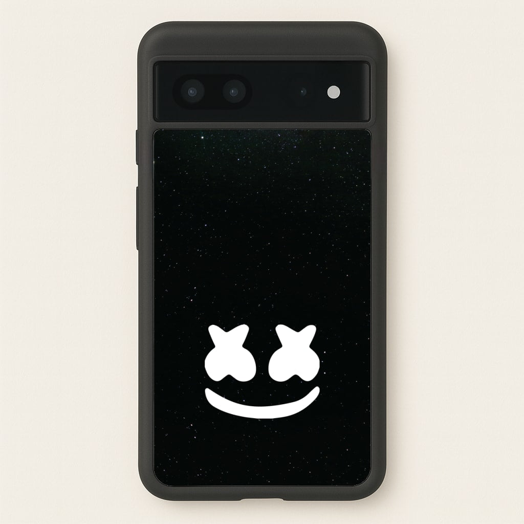Black And White Helmet In Space - Marshmello Phone Case for Google Pixel 7