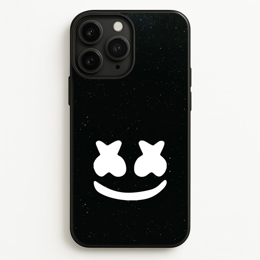 Black And White Helmet In Space - Marshmello Phone Case for iPhone 11 Pro Max