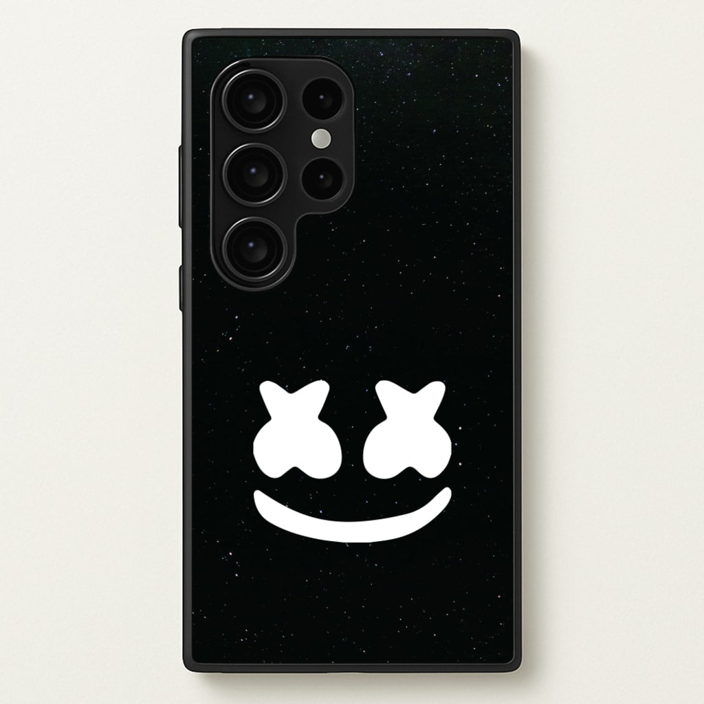 Black And White Helmet In Space - Marshmello Phone Case for Galaxy S24 Ultra