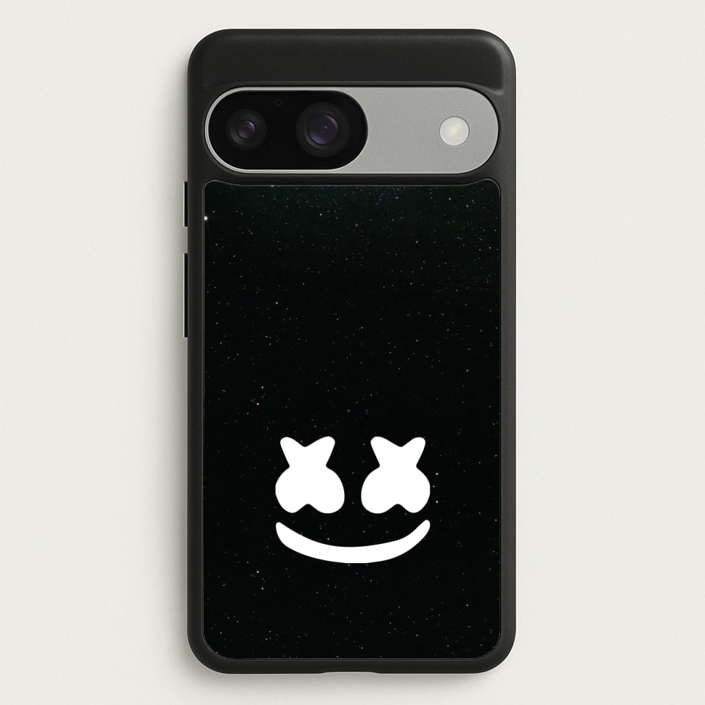 Black And White Helmet In Space - Marshmello Phone Case for Google Pixel 9 / 9 Pro