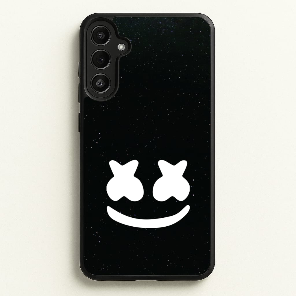 Black And White Helmet In Space - Marshmello Phone Case for Galaxy A36