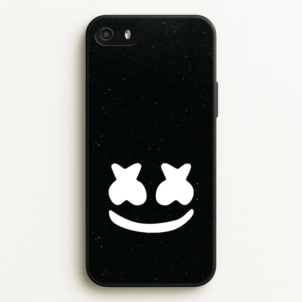 Black And White Helmet In Space - Marshmello Phone Case for iPhone 5 / 5s / SE 2016