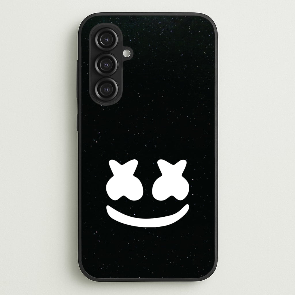 Black And White Helmet In Space - Marshmello Phone Case for Galaxy S23FE