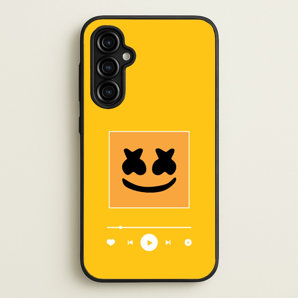 Helmet DJ Album Cover - Marshmello Phone Case for Galaxy A54