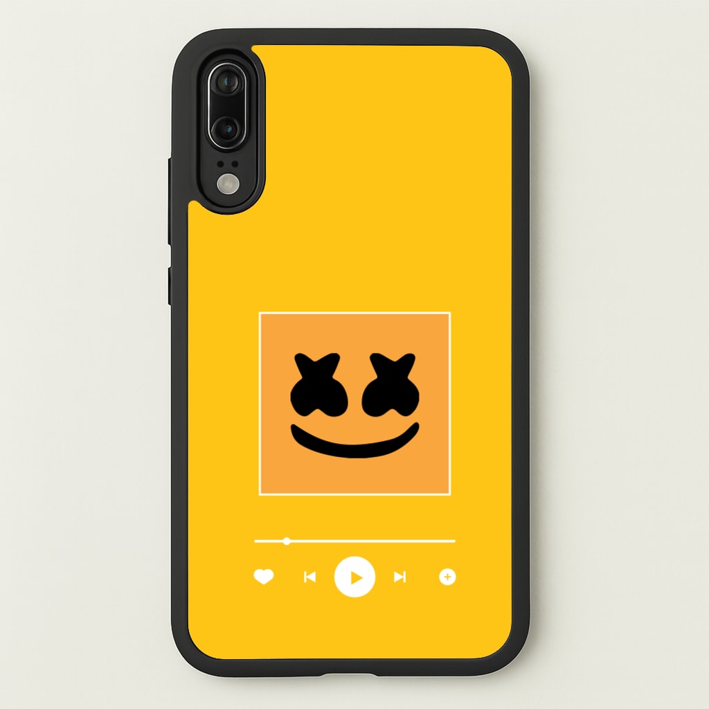 Helmet DJ Album Cover - Marshmello Phone Case for Huawei P20