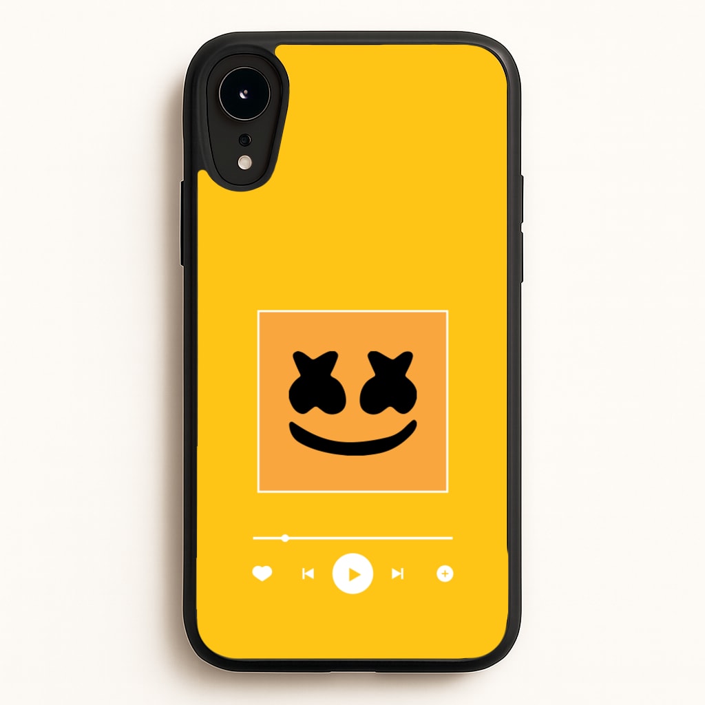 Helmet DJ Album Cover - Marshmello Phone Case for iPhone XR