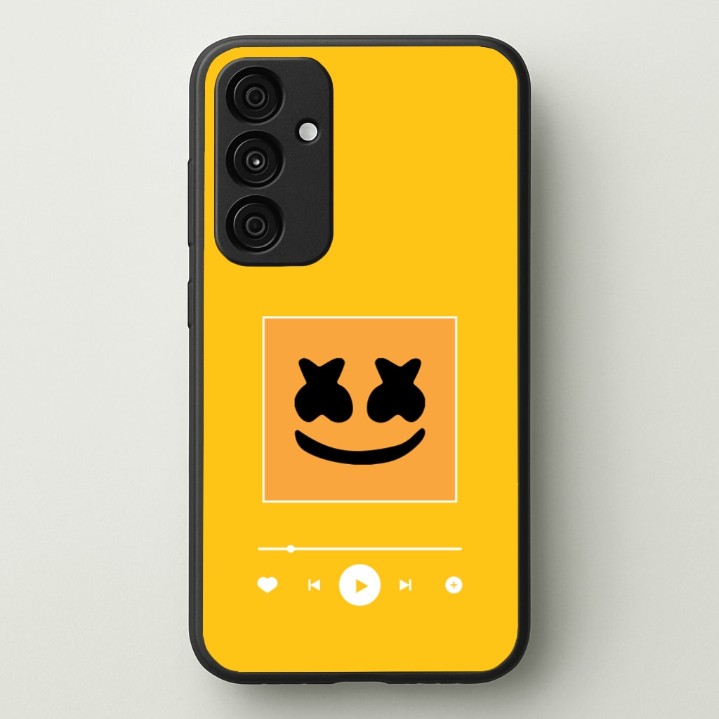 Helmet DJ Album Cover - Marshmello Phone Case for Galaxy A55