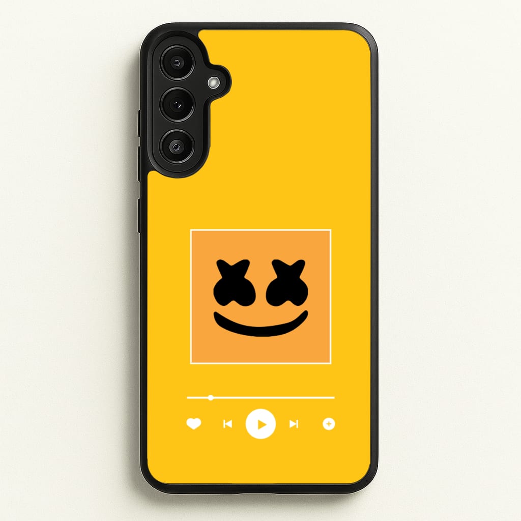Helmet DJ Album Cover - Marshmello Phone Case for Galaxy A36