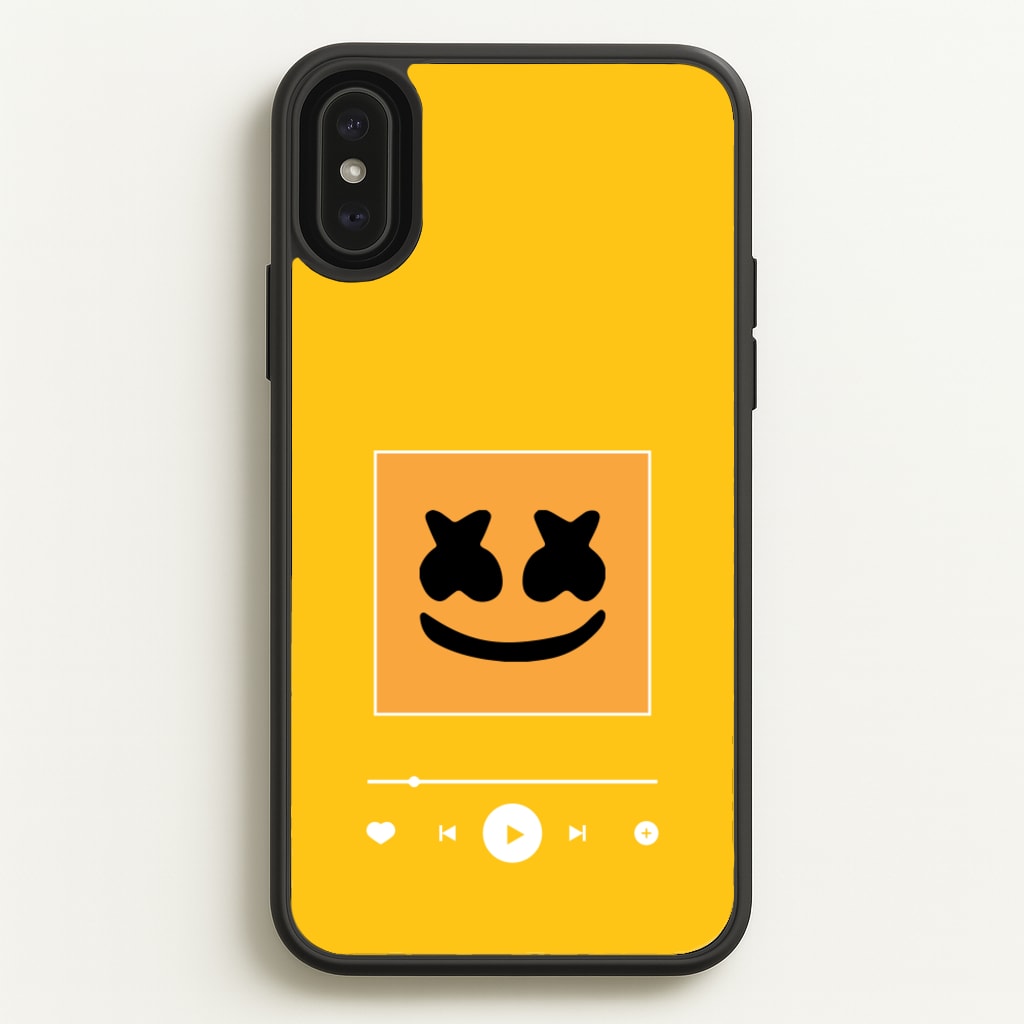 Helmet DJ Album Cover - Marshmello Phone Case for iPhone XS Max