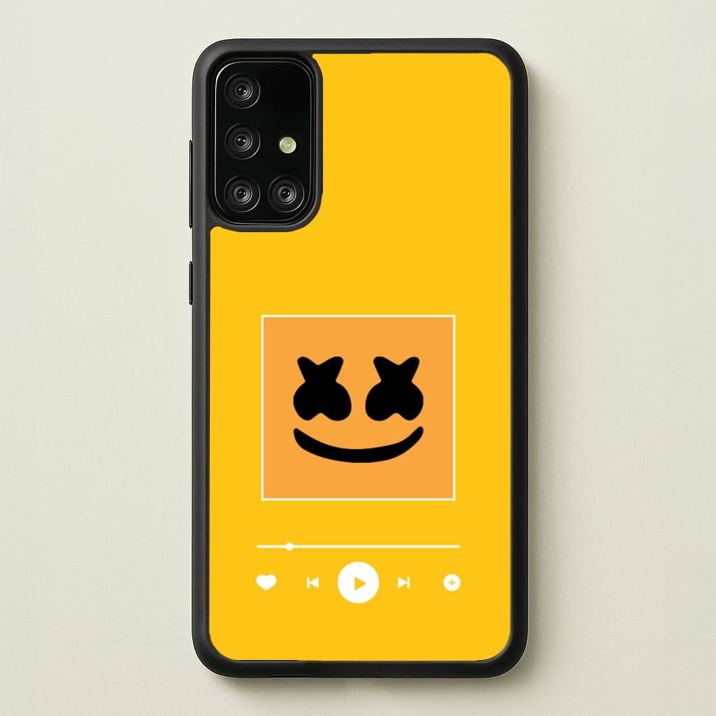 Helmet DJ Album Cover - Marshmello Phone Case for Galaxy A71