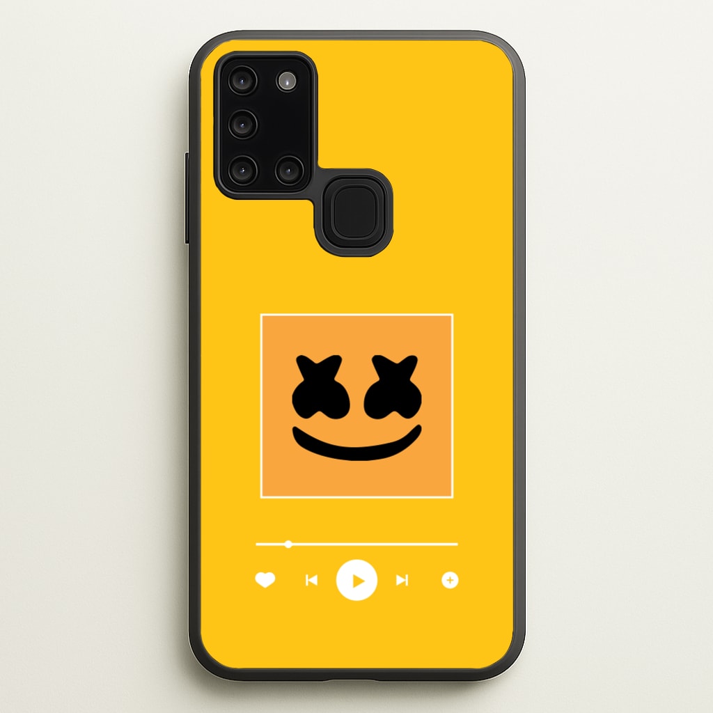 Helmet DJ Album Cover - Marshmello Phone Case for Galaxy A21s