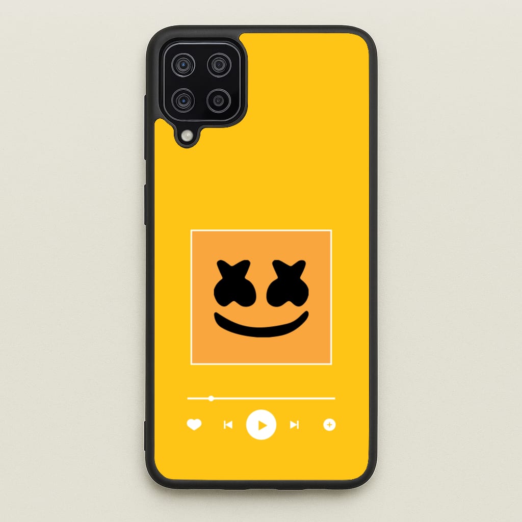 Helmet DJ Album Cover - Marshmello Phone Case for Galaxy A12
