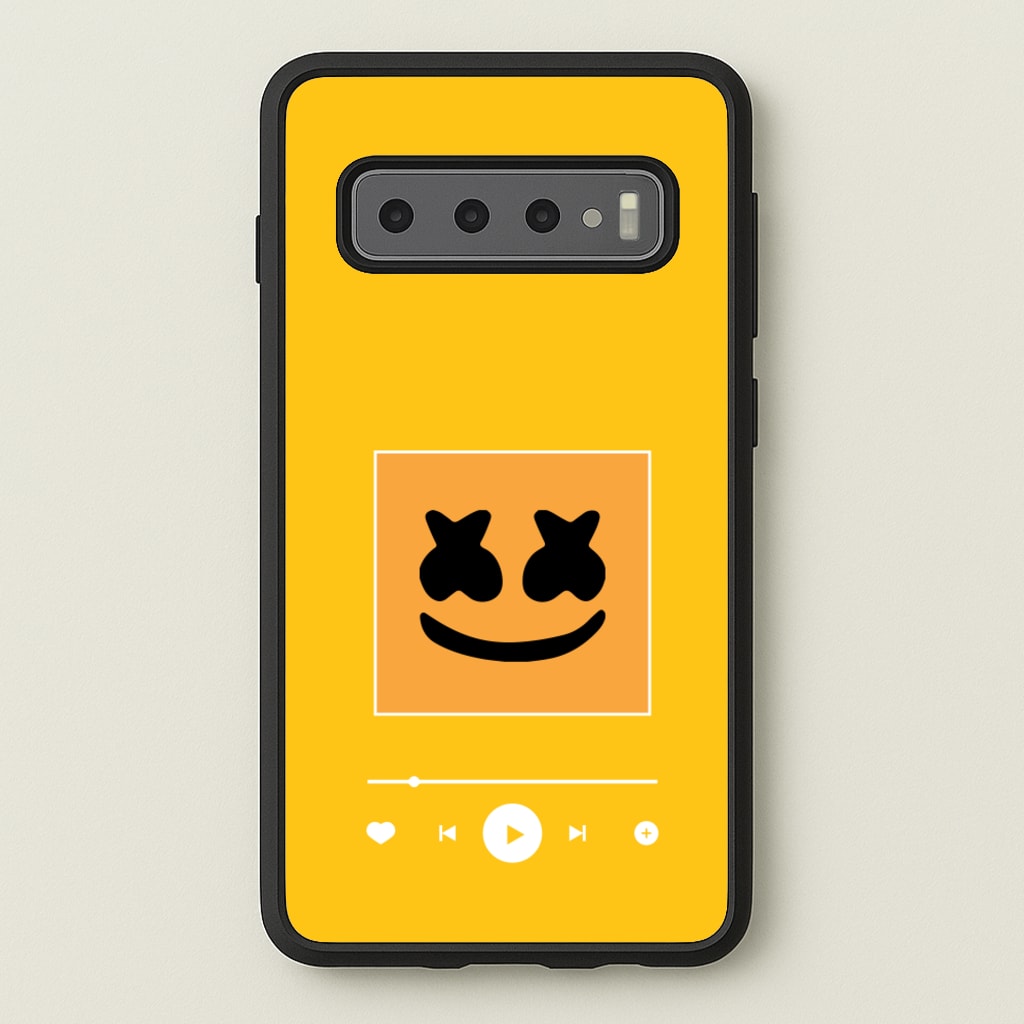 Helmet DJ Album Cover - Marshmello Phone Case for Galaxy S10 Plus