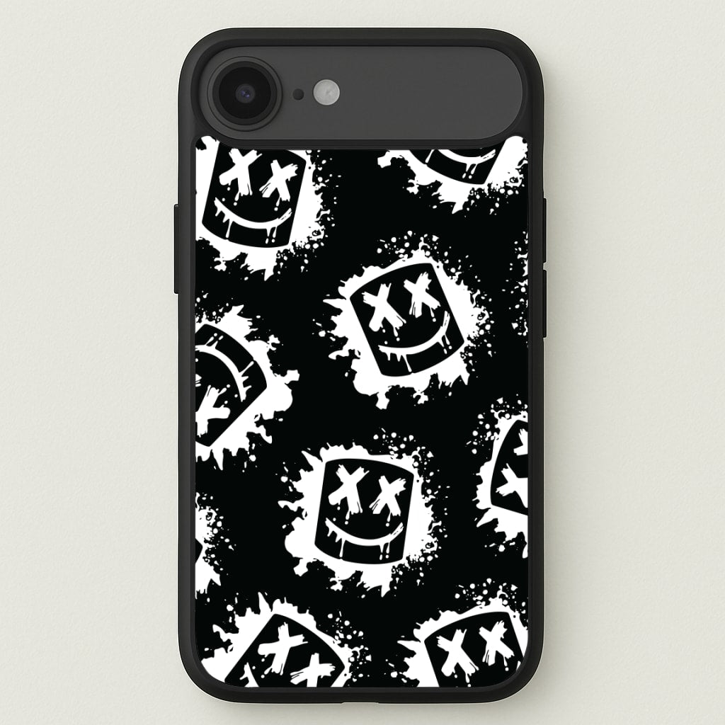 Black And White Helmet DJ Pattern Phone Case for iPhone 17 Air