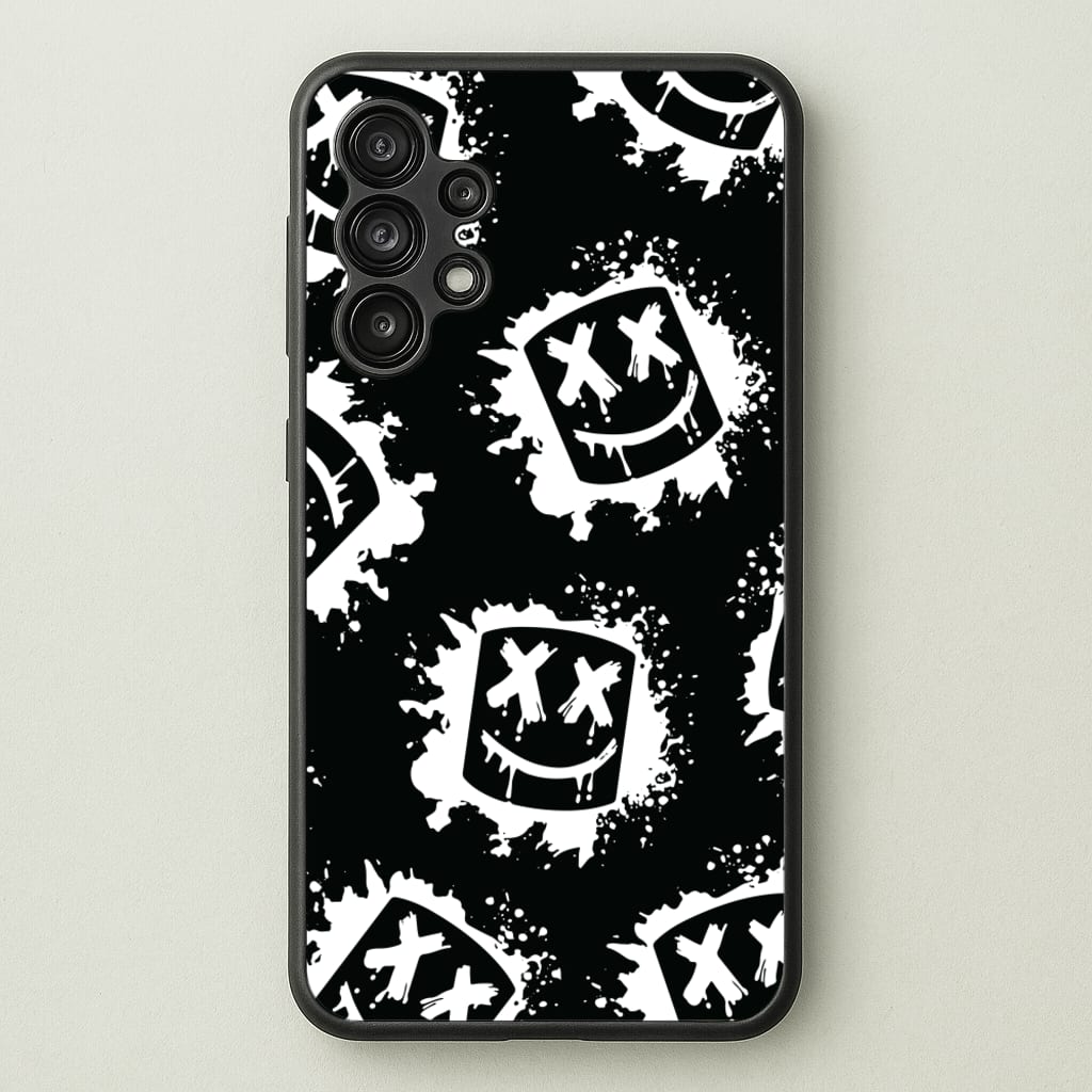 Black And White Helmet DJ Pattern - Marshmello Phone Case for Galaxy A13